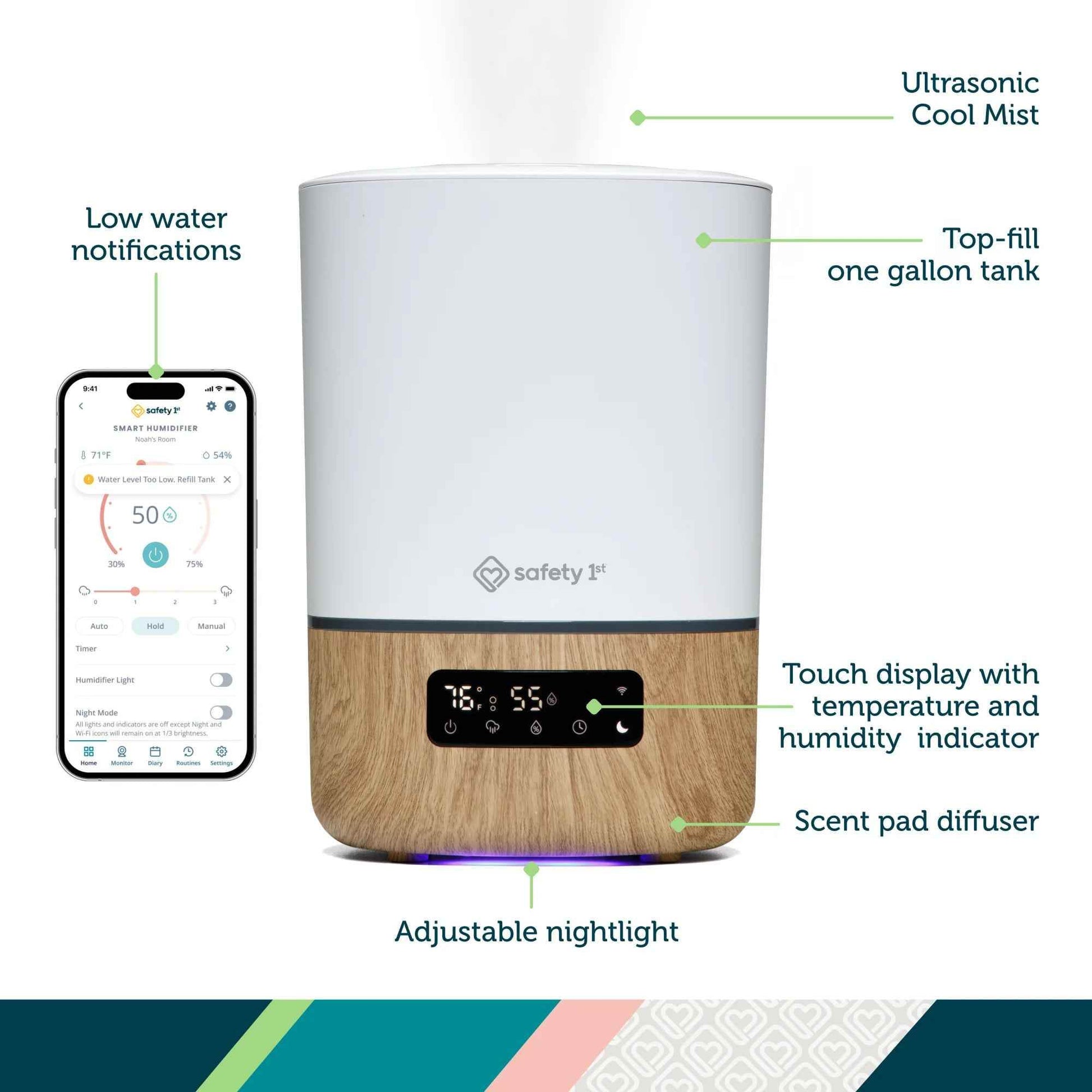 Smart Room Humidifier for Baby's Comfort and Health - BINZAAR