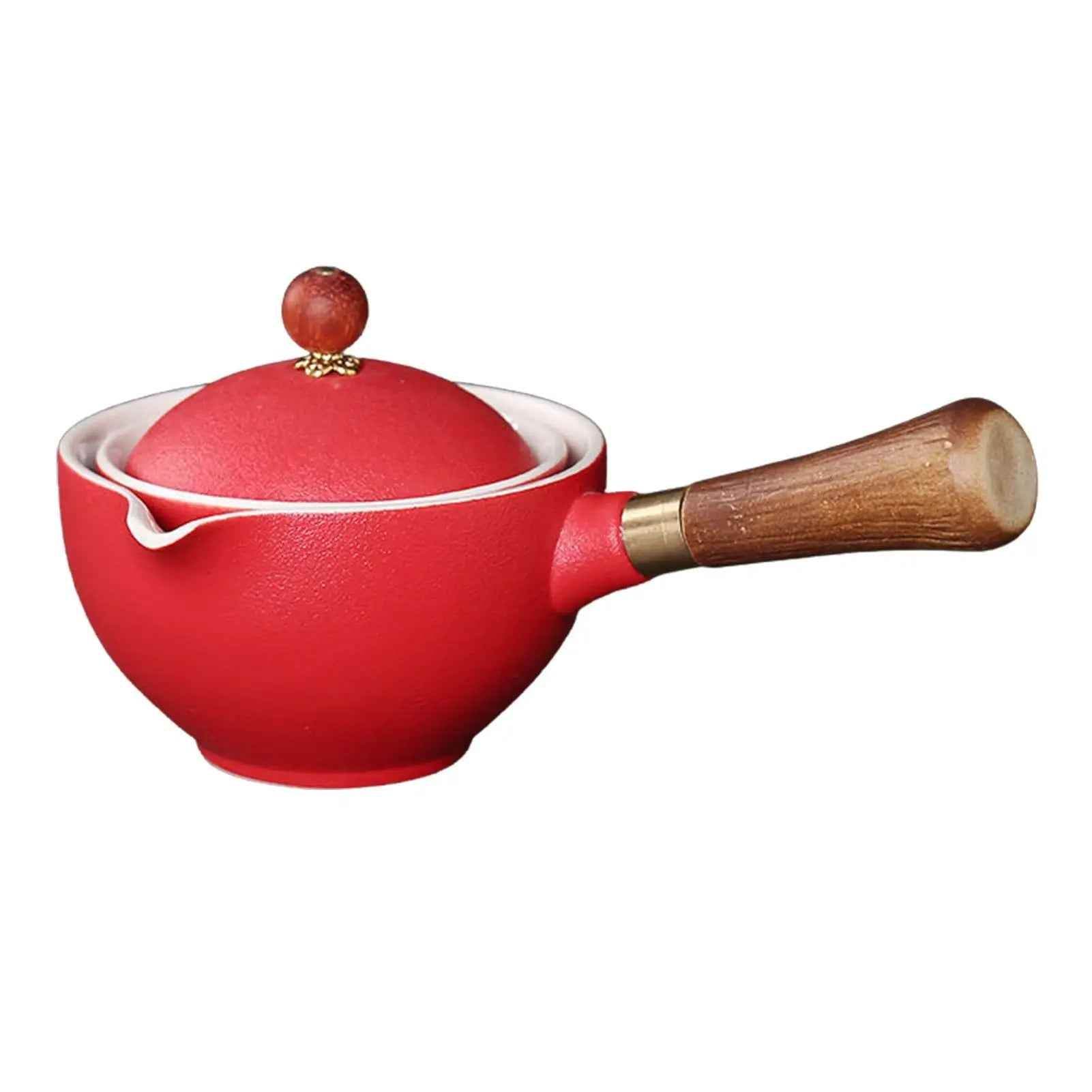 Ceramic Rotating Teapot - BINZAAR