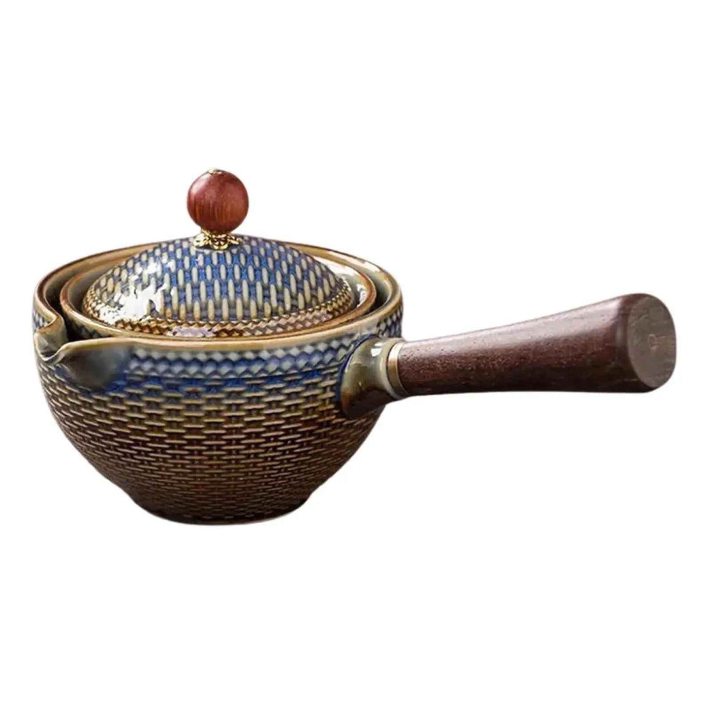 Ceramic Rotating Teapot - BINZAAR