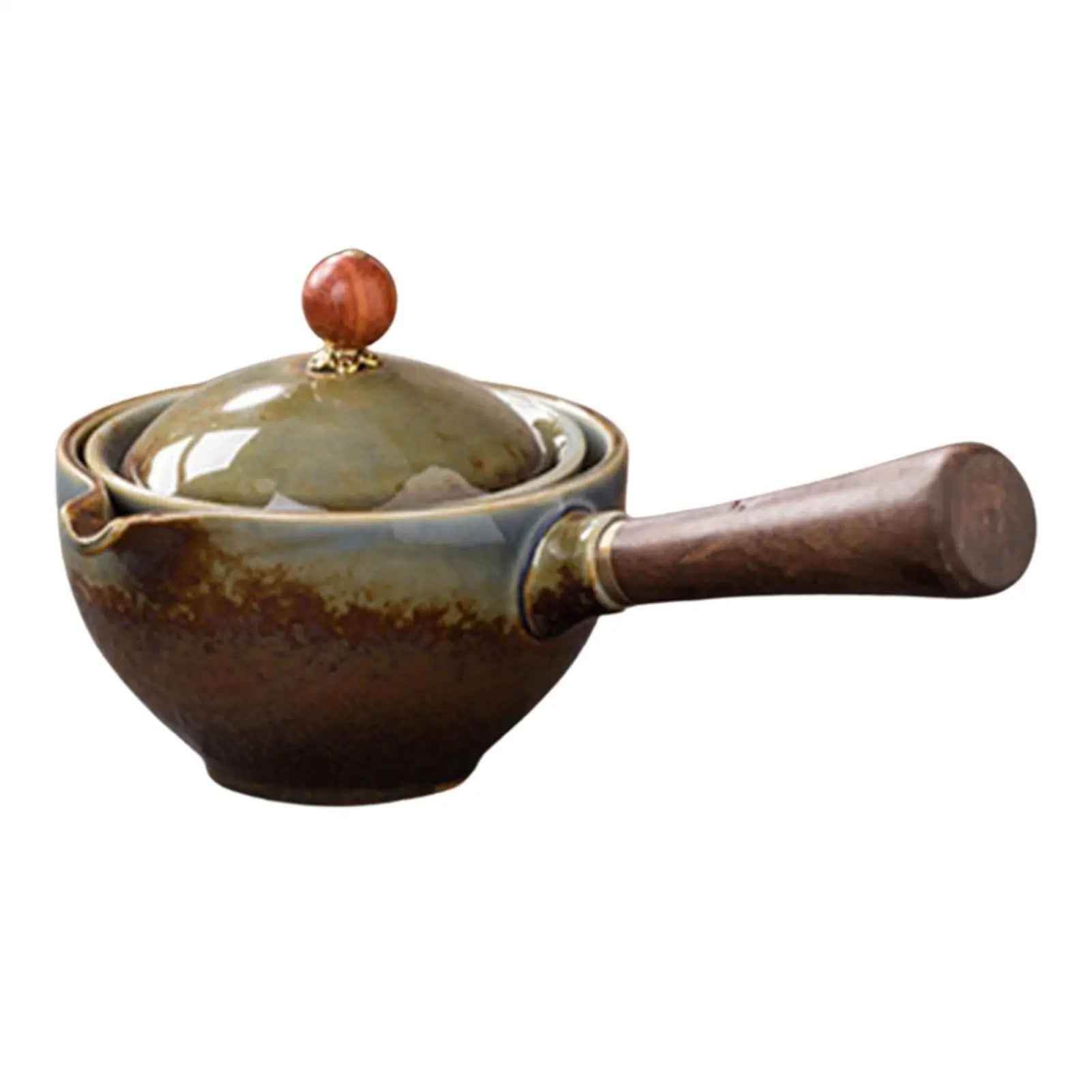 Ceramic Rotating Teapot - BINZAAR