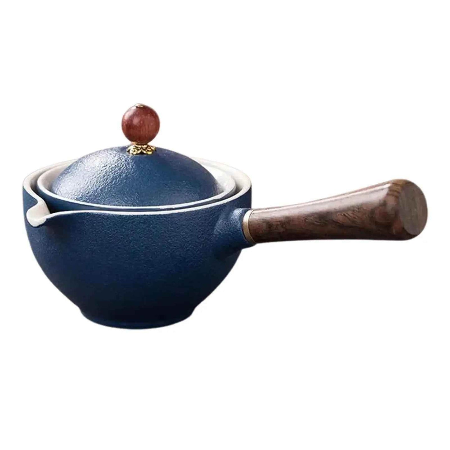 Ceramic Rotating Teapot - BINZAAR