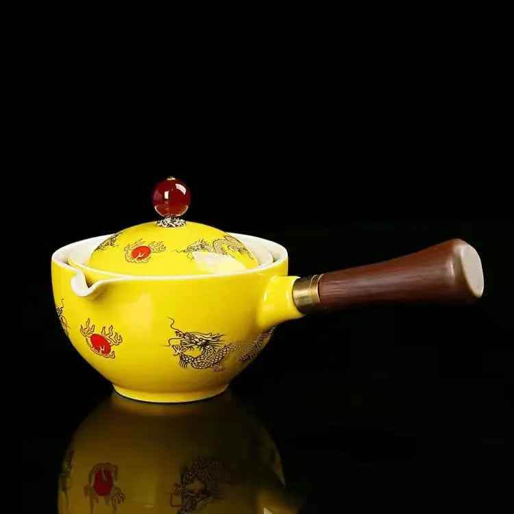 Ceramic Rotating Teapot - BINZAAR