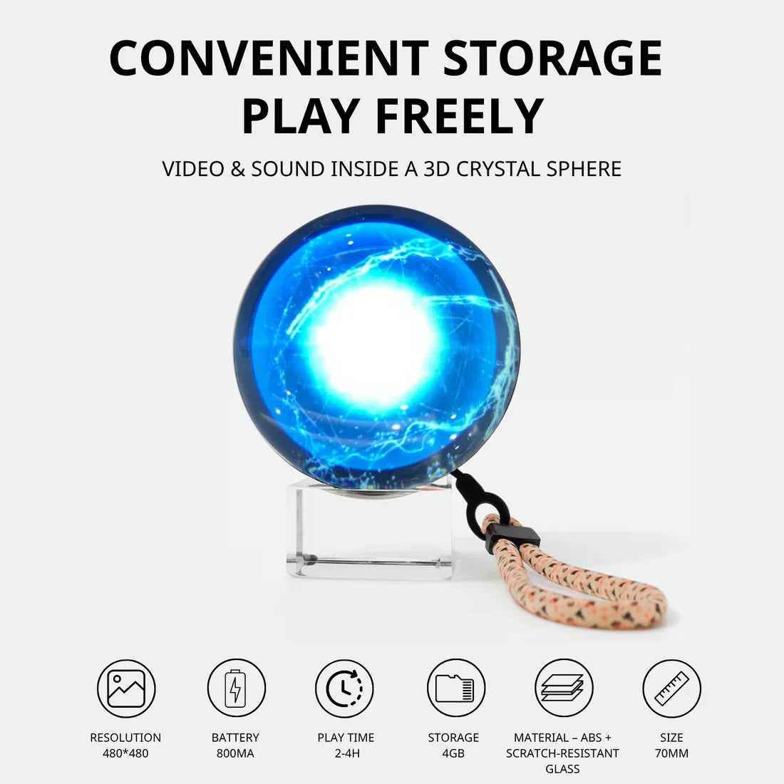Video Crystal Memory Sphere - BINZAAR
