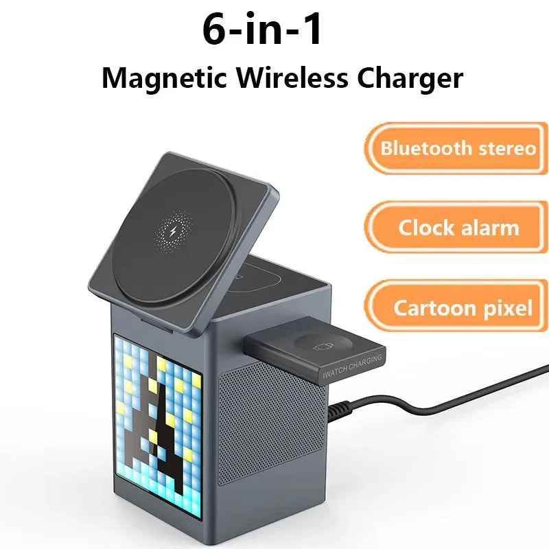 Magnetic Wireless Charger Speaker - BINZAAR