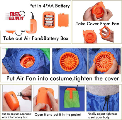 Inflatable Alien Costume - BINZAAR