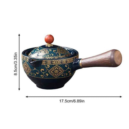 Ceramic Rotating Teapot - BINZAAR