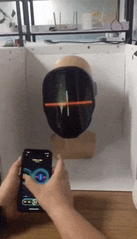 LED Halloween Face Mask - BINZAAR