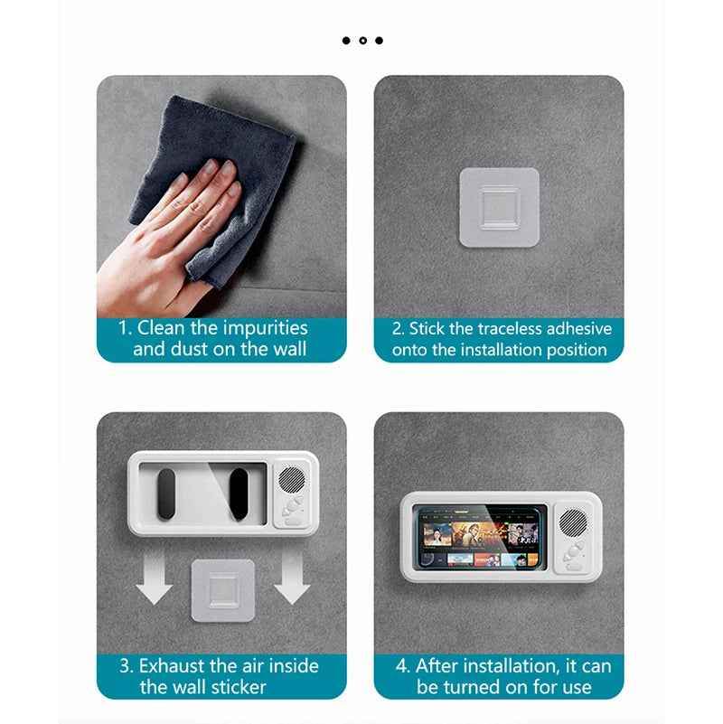 Shower Phone Holder Speaker - BINZAAR