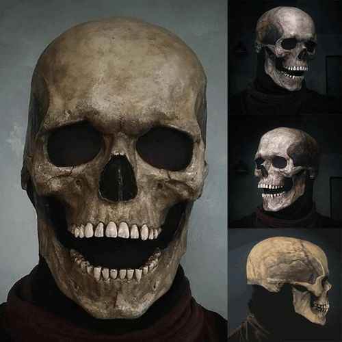 Halloween Skeleton Mask - BINZAAR