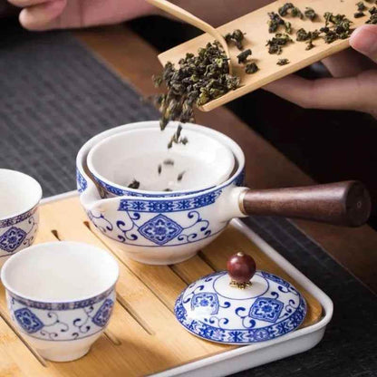 Ceramic Rotating Teapot - BINZAAR