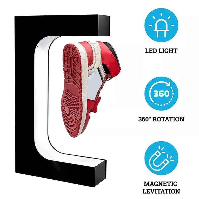 Magnetic Floating Shoe Display - BINZAAR