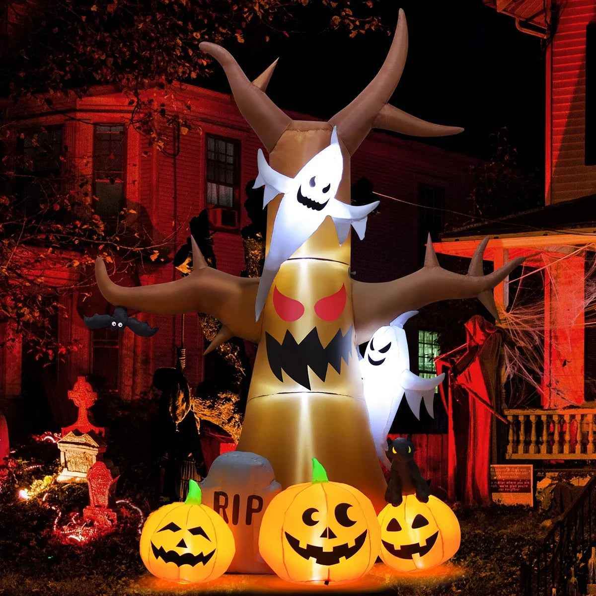 Giant Halloween Tree Inflatable - BINZAAR