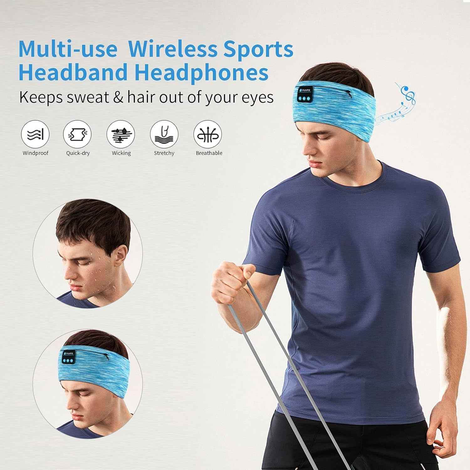 Wireless Sleep Headband Headphones - BINZAAR