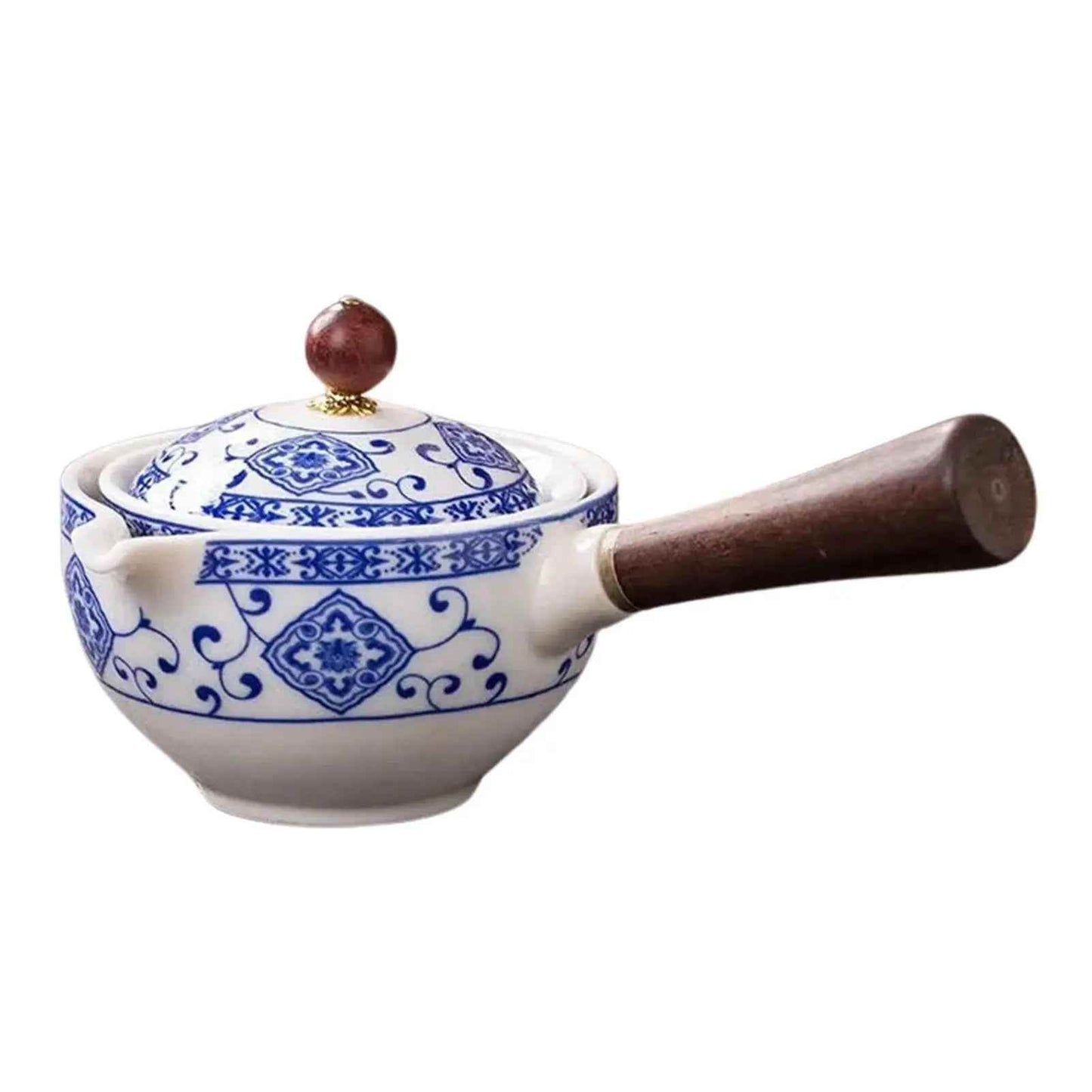 Ceramic Rotating Teapot - BINZAAR
