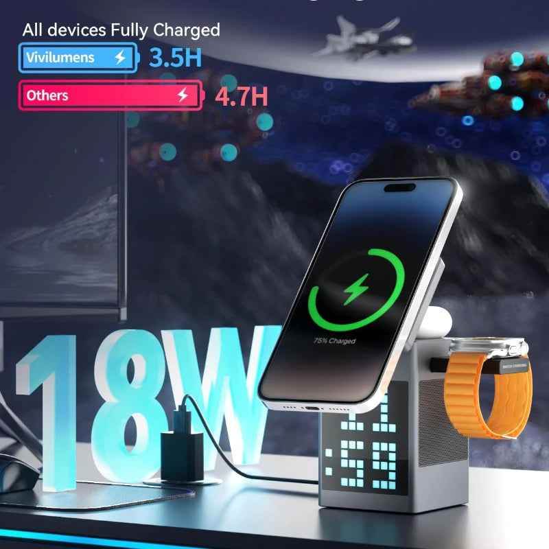Magnetic Wireless Charger Speaker - BINZAAR