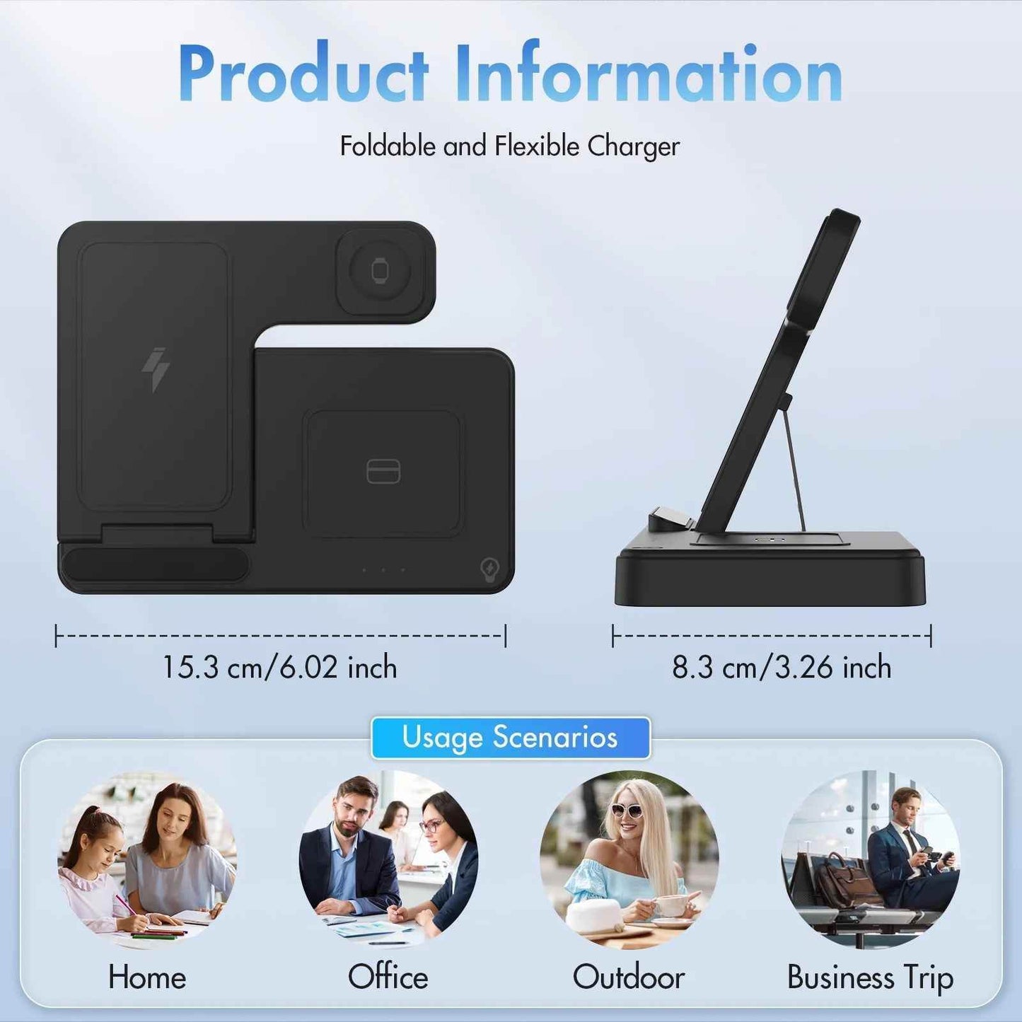 3-in-1 MagSafe Charging Stand - BINZAAR