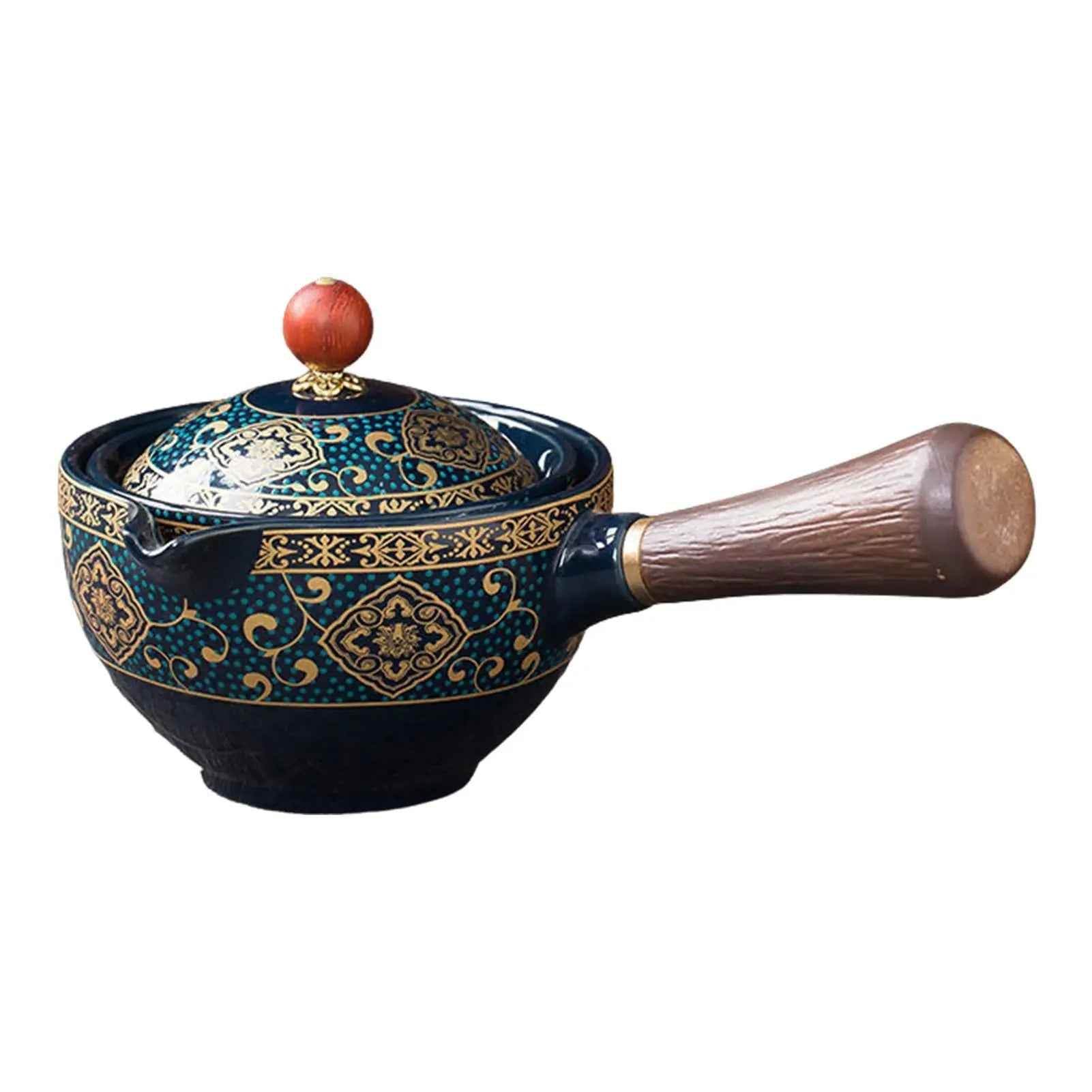 Ceramic Rotating Teapot - BINZAAR