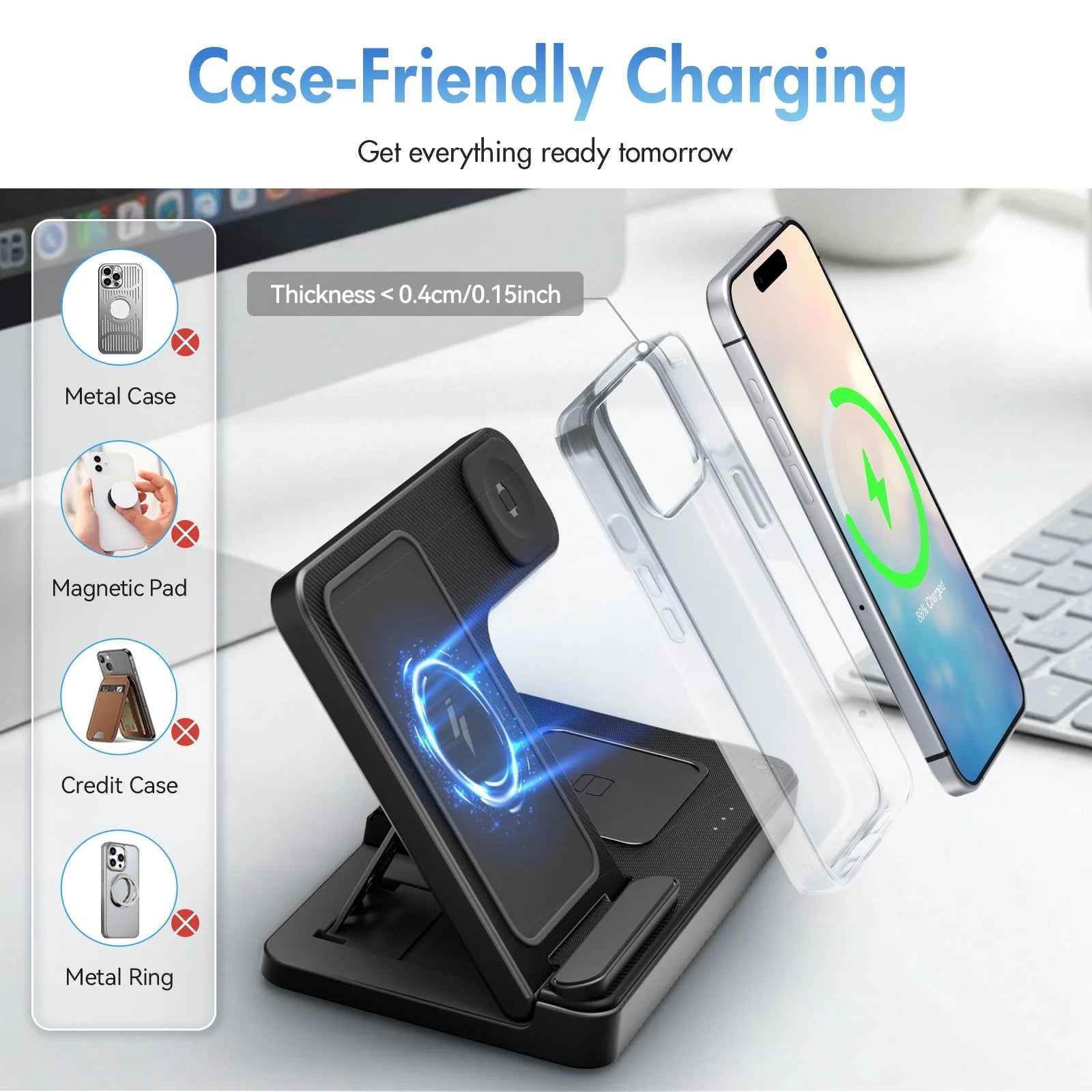 3-in-1 MagSafe Charging Stand - BINZAAR