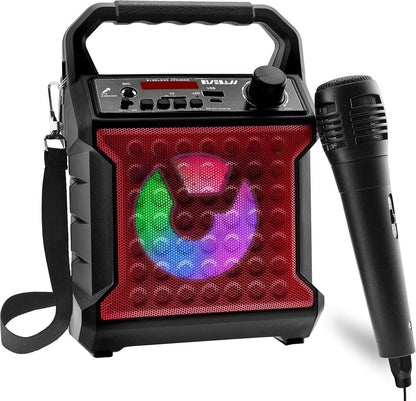 Kids Portable Karaoke Machine & Microphone - BINZAAR