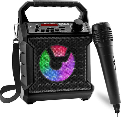 Kids Portable Karaoke Machine & Microphone - BINZAAR