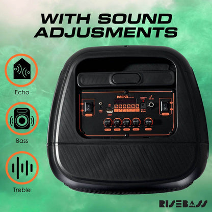 Risebass Trolley Speaker with 14” Subwoofer - BINZAAR