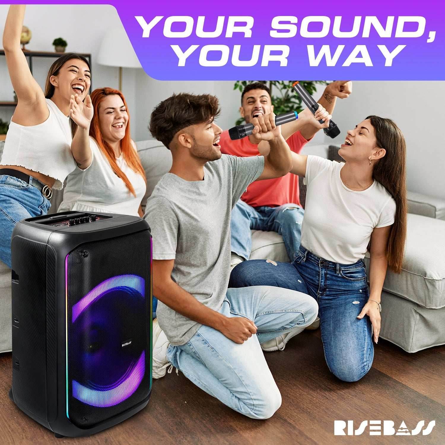 Risebass Trolley Speaker with 14” Subwoofer - BINZAAR