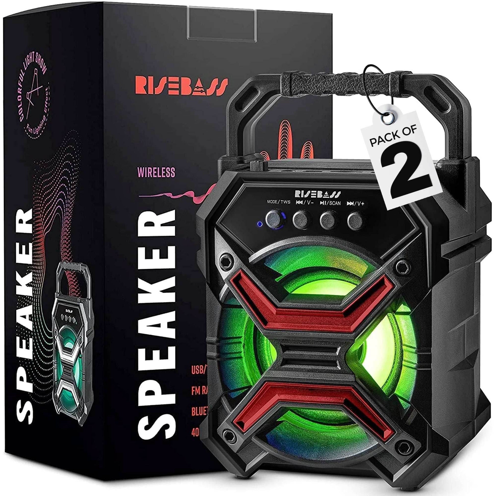 7-inch Portable Wireless Bluetooth Speaker w/ TWS Function - BINZAAR