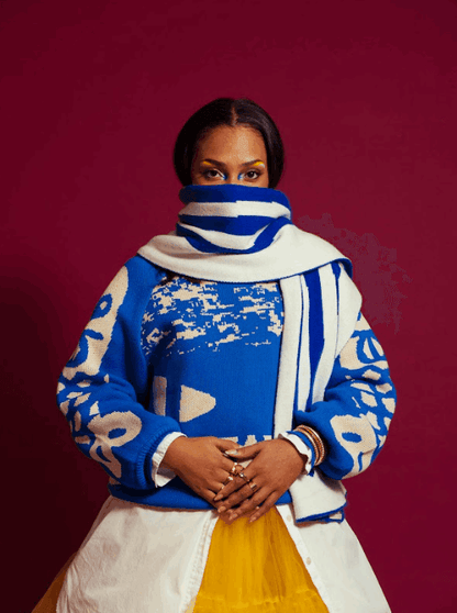 SUKAFU: Statement scarf - BINZAAR