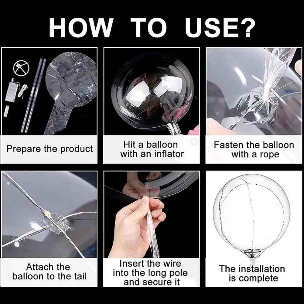 LED Party Balloon Set - BINZAAR