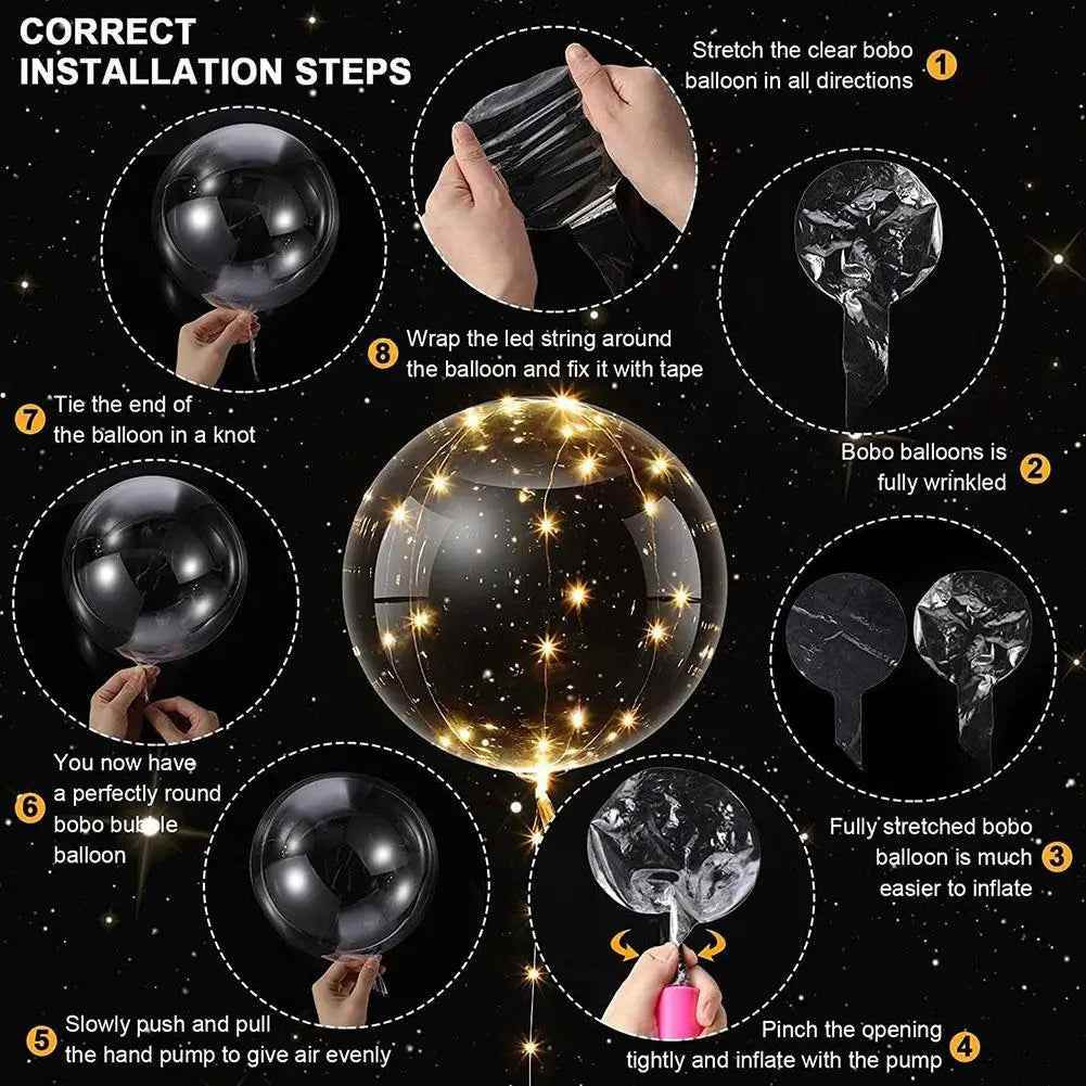 LED Party Balloon Set - BINZAAR
