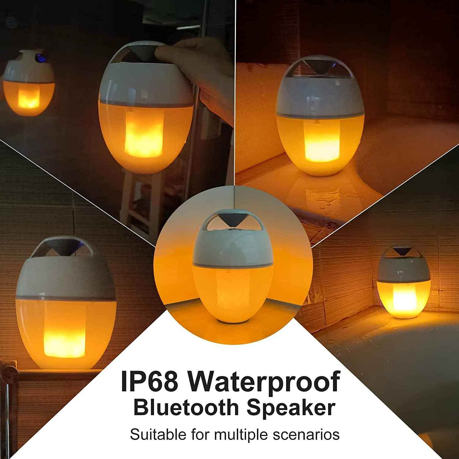 LED Floating Bluetooth Speaker for Pool - Ultimate Waterproof Sound Experience - BINZAAR