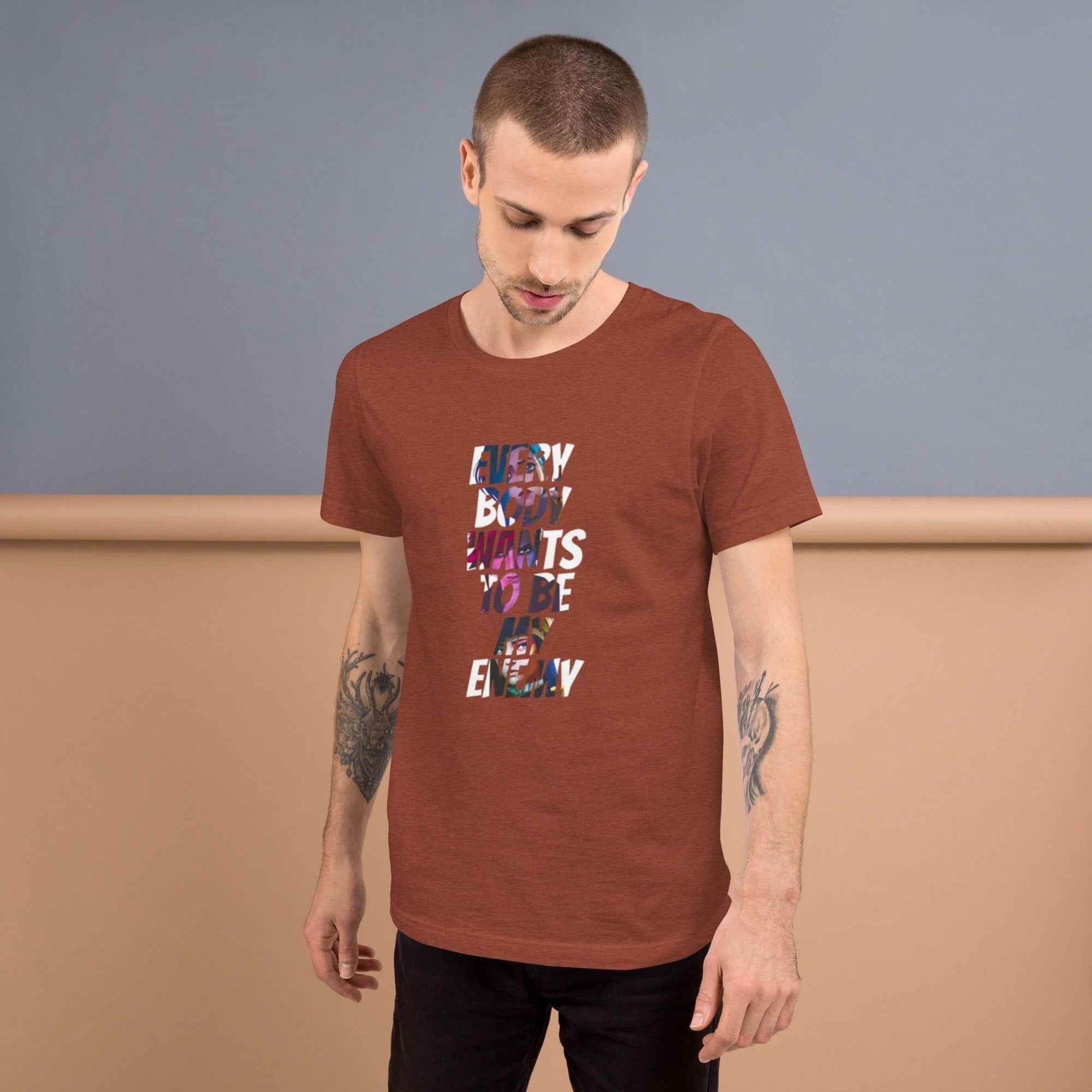 Arcane Style T-Shirt for Fans of Arcane Enemy Design - BINZAAR