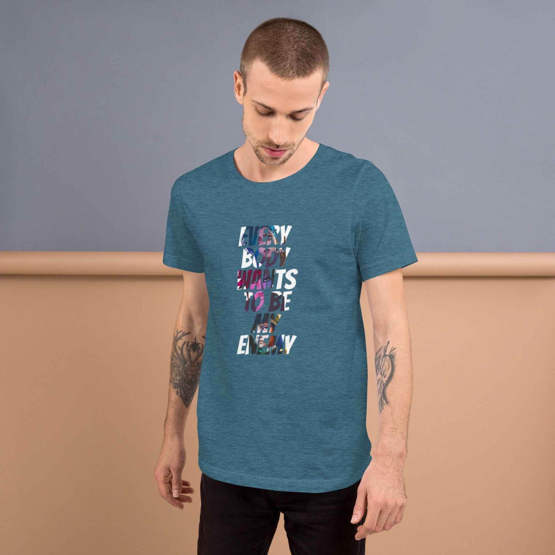 Arcane Style T-Shirt for Fans of Arcane Enemy Design - BINZAAR